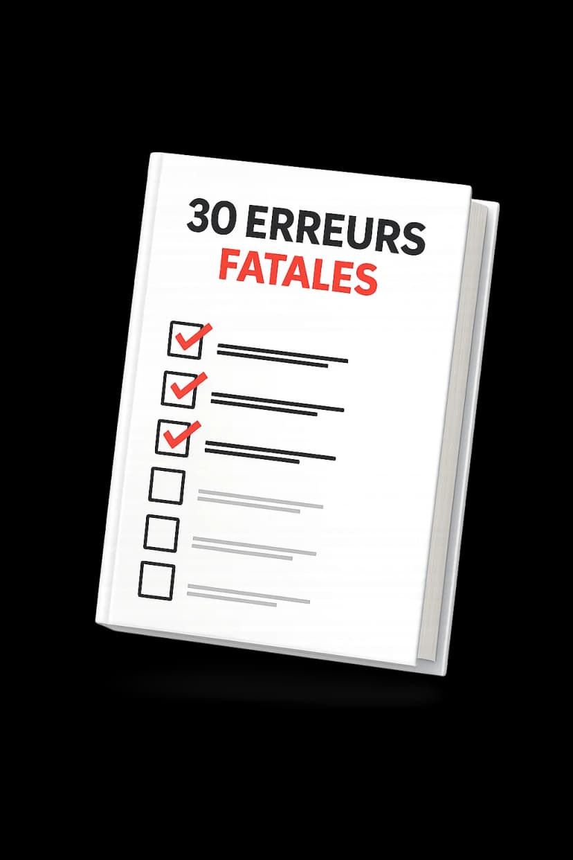 Aperçu de la checklist site web - 30 points de contrôle