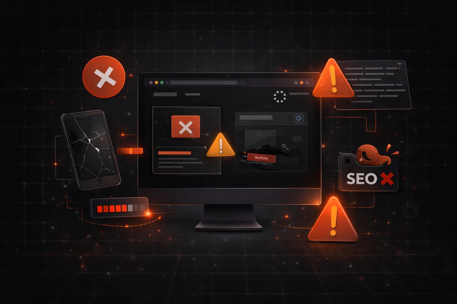 Les erreurs à éviter sur un site internet d'entreprise