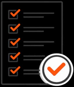 Illustration d'un questionnaire avec cases à cocher