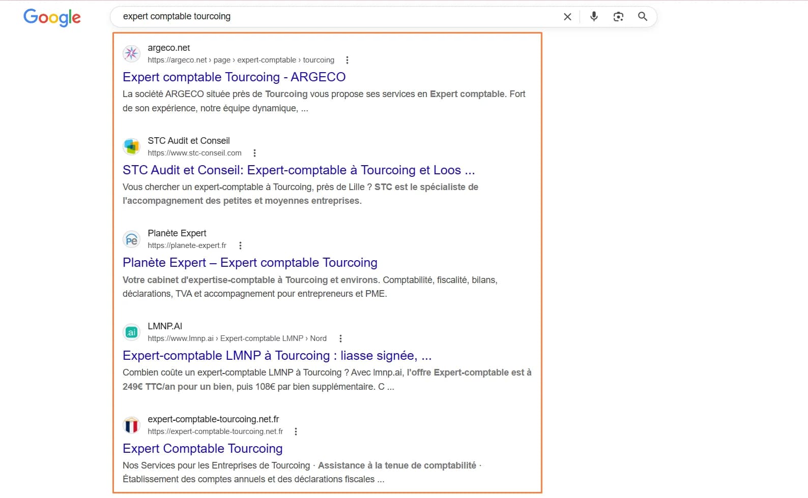 Dirigeant cherchant un expert-comptable sur Google
