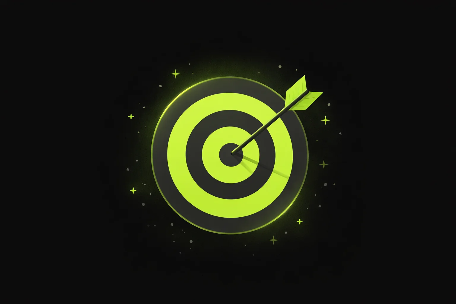 Cible représentant les objectifs du projet